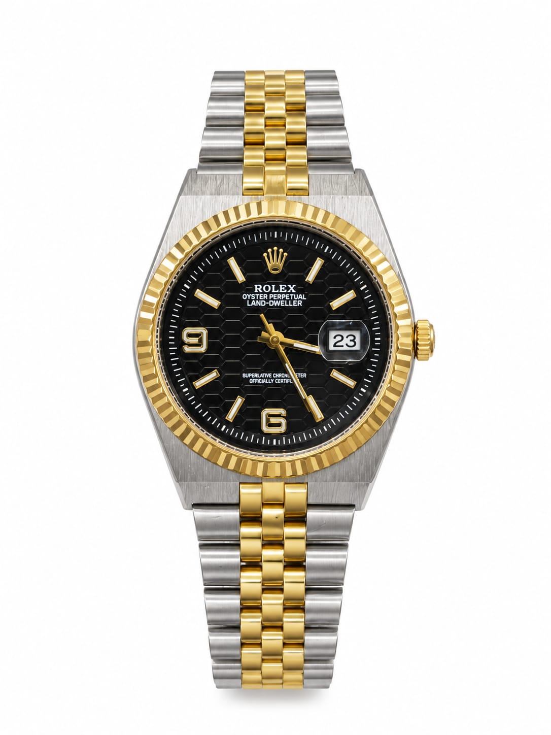 ZARNISH Royal Black Prestige – Two-Tone Luxury Watch