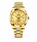 ZARNISH Royal Gold Prestige – Diamond-Style Luxury Watch