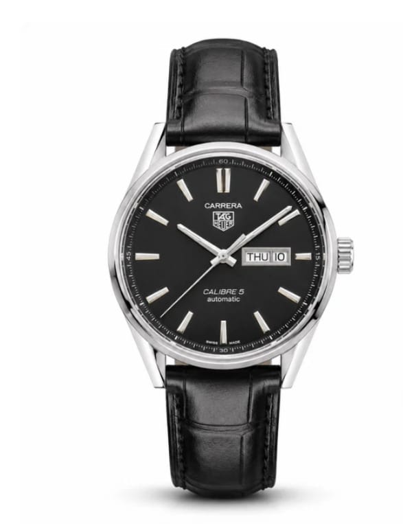 ZARNISH Carrera Classic – Black Leather Automatic Watch