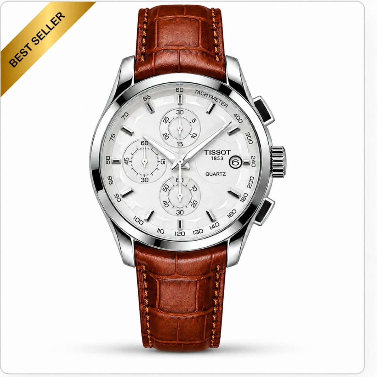 ZARNISH PRC Chronograph – Brown Leather Luxury Watch